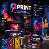 Litere volumetrice, firme luminoase, printuri de mari dimensiuni